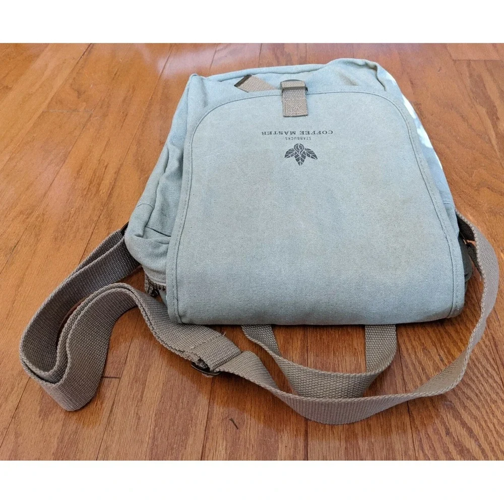 RARE Starbucks Coffee Master‎ Tasting Kit Messenger Bag Green 2004